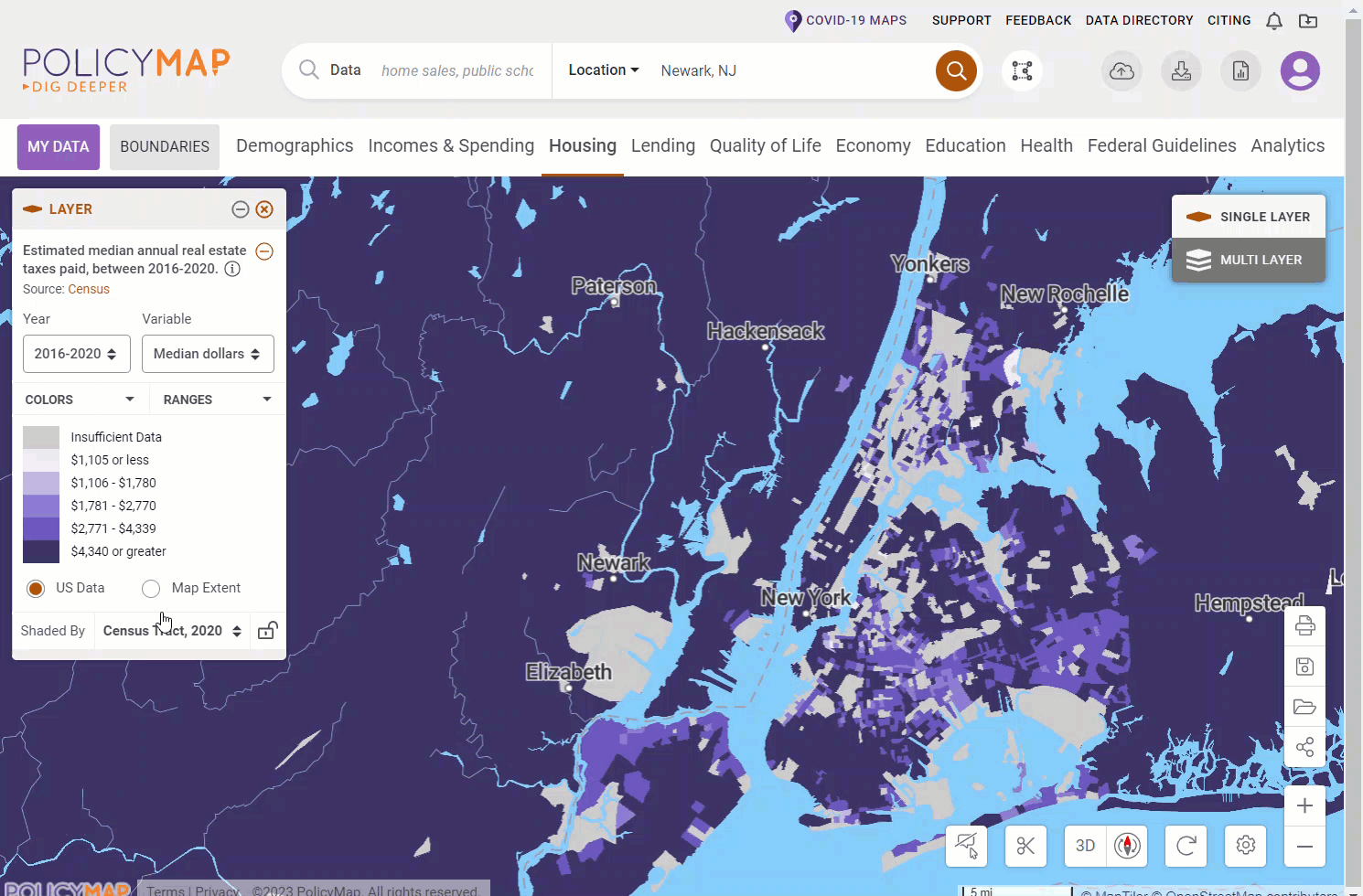 animation of clipped map extent