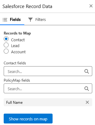 salesforce records data legend