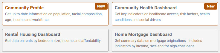 list of dashboard types