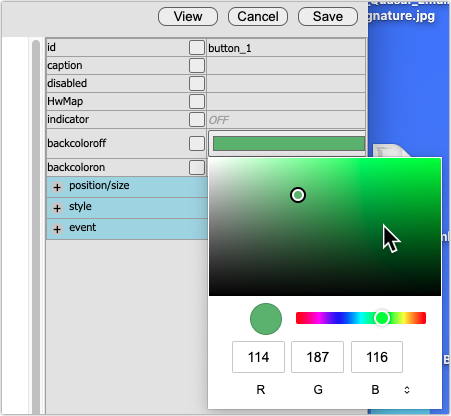 Image showing the new Chrome color picker