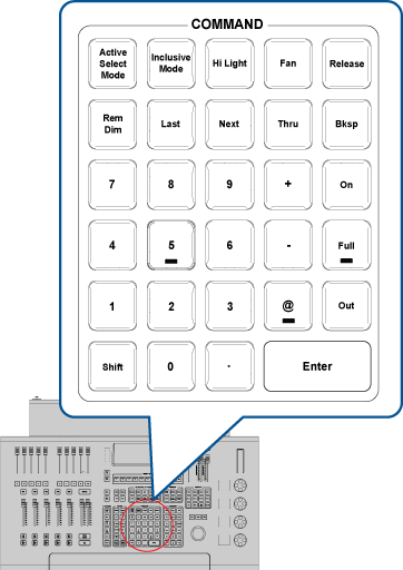 NEO Console Command Keys