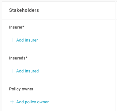 Stakeholder types