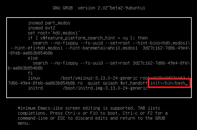 command line password mini size