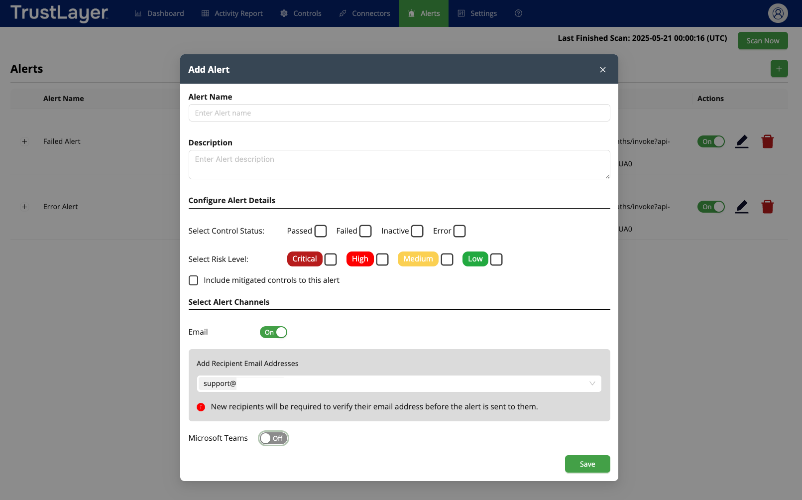 Email Alert Template