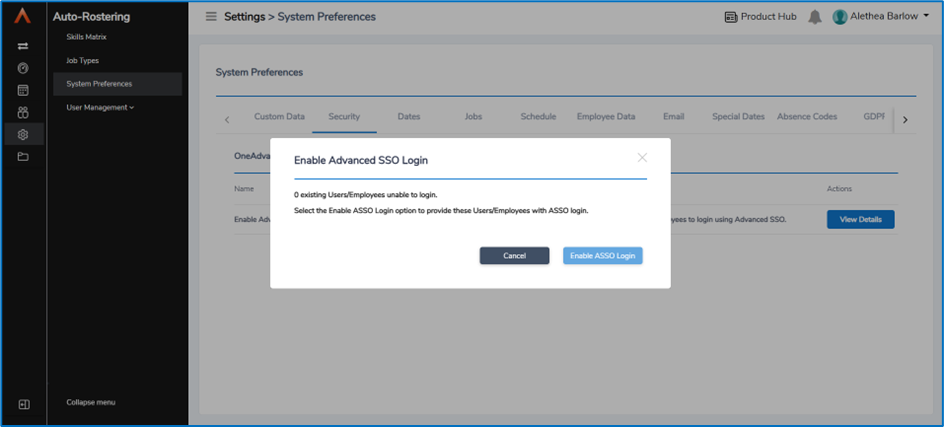 System Preferences - Security