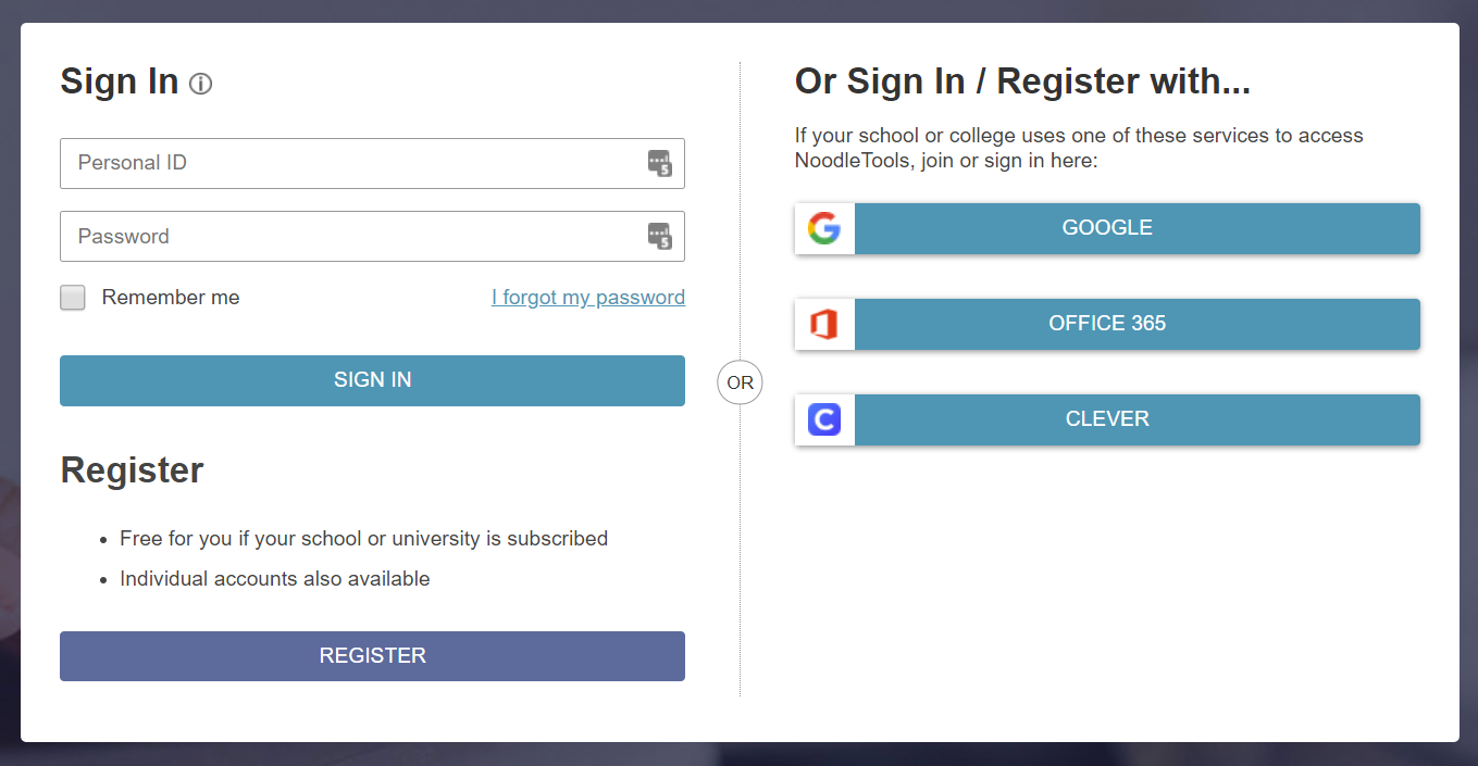 Citation Using Noodletools Nyack Answers