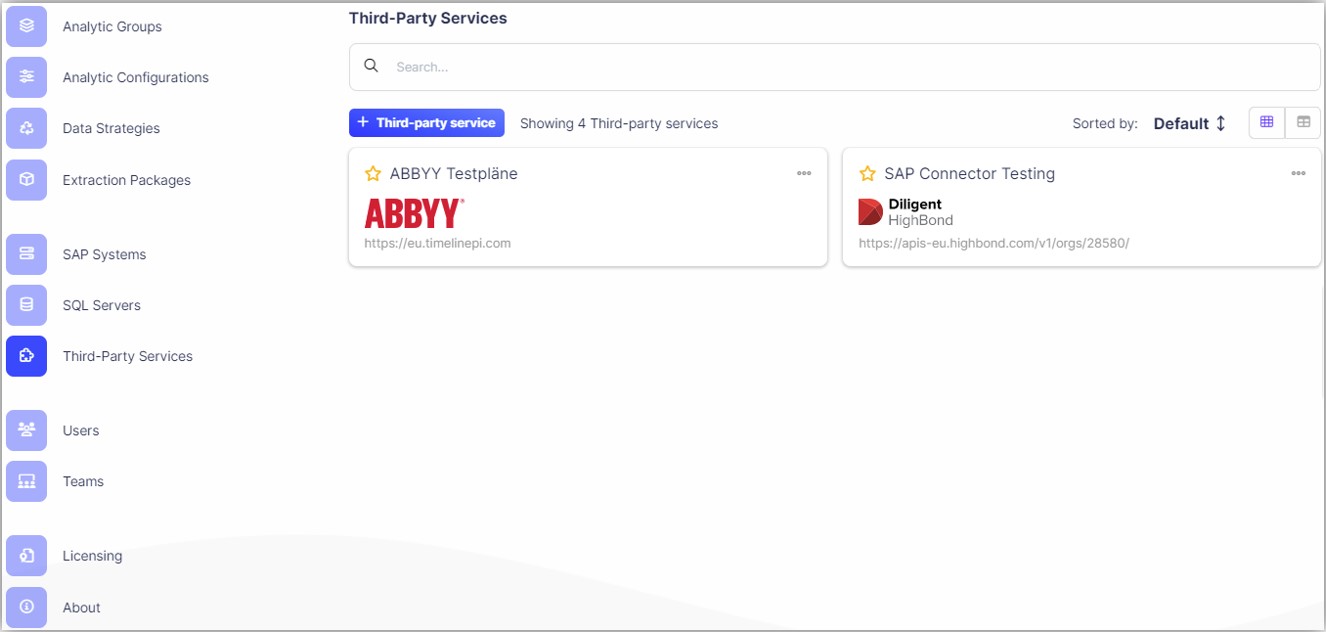 Third party service 