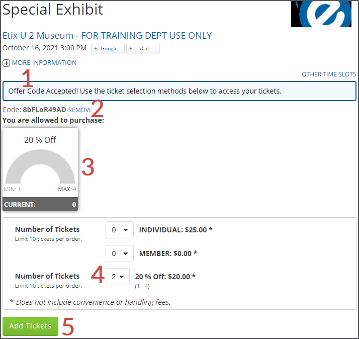 User Inputs Reward code during Online Purchase Process.