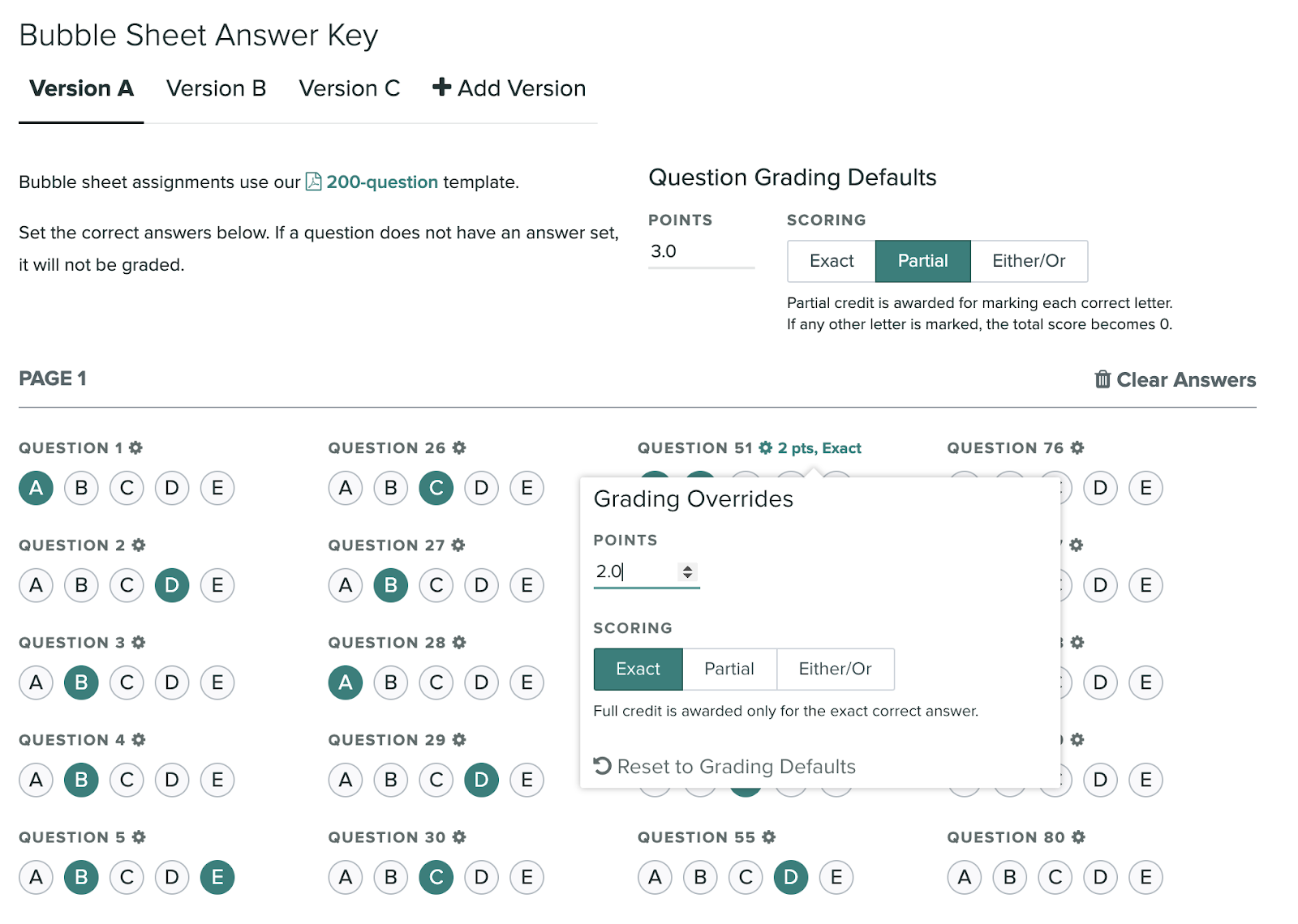 Bubble Sheet Assignments - Gradescope Help Center