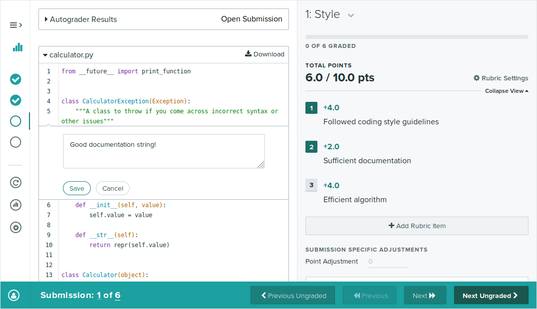 programming assignment import and scope