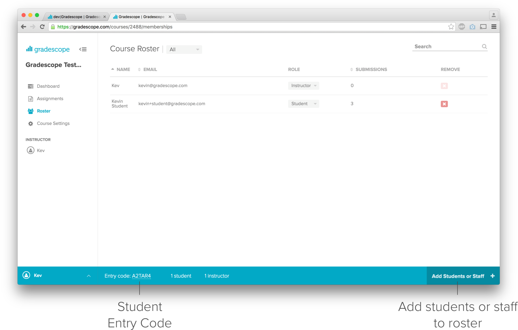 Adding Students And Staff Gradescope Help Center