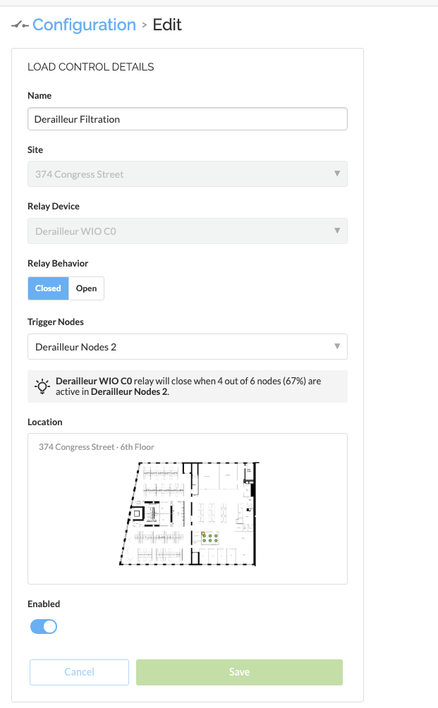 Load Control Details 