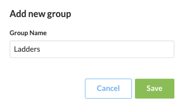 Add new asset group name