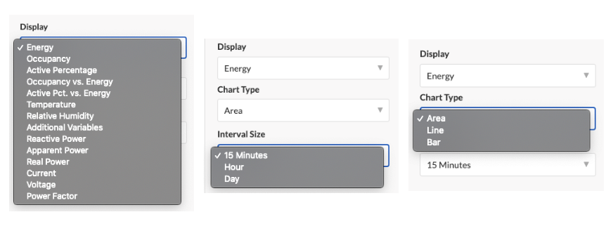 Analyze Display Options