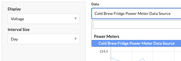 Power Meter Drop Down