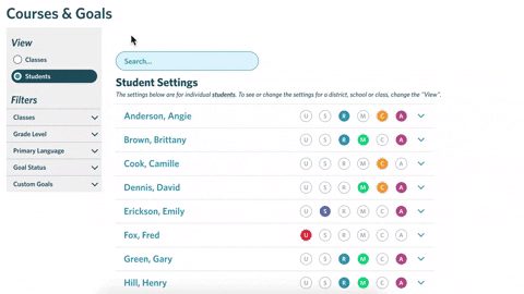 Adjusting Individual Goals GIF