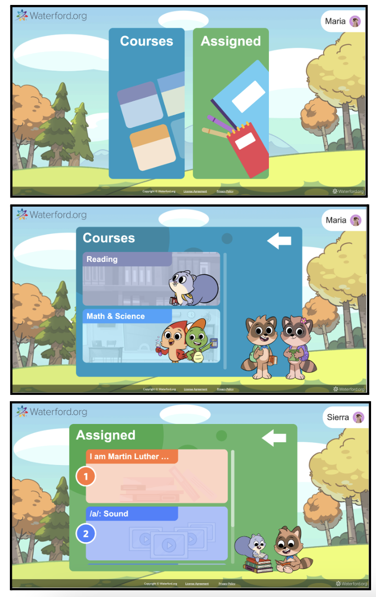 new learner homepage