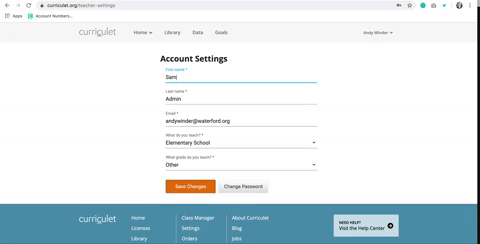 GIF showing how to create an administrator account