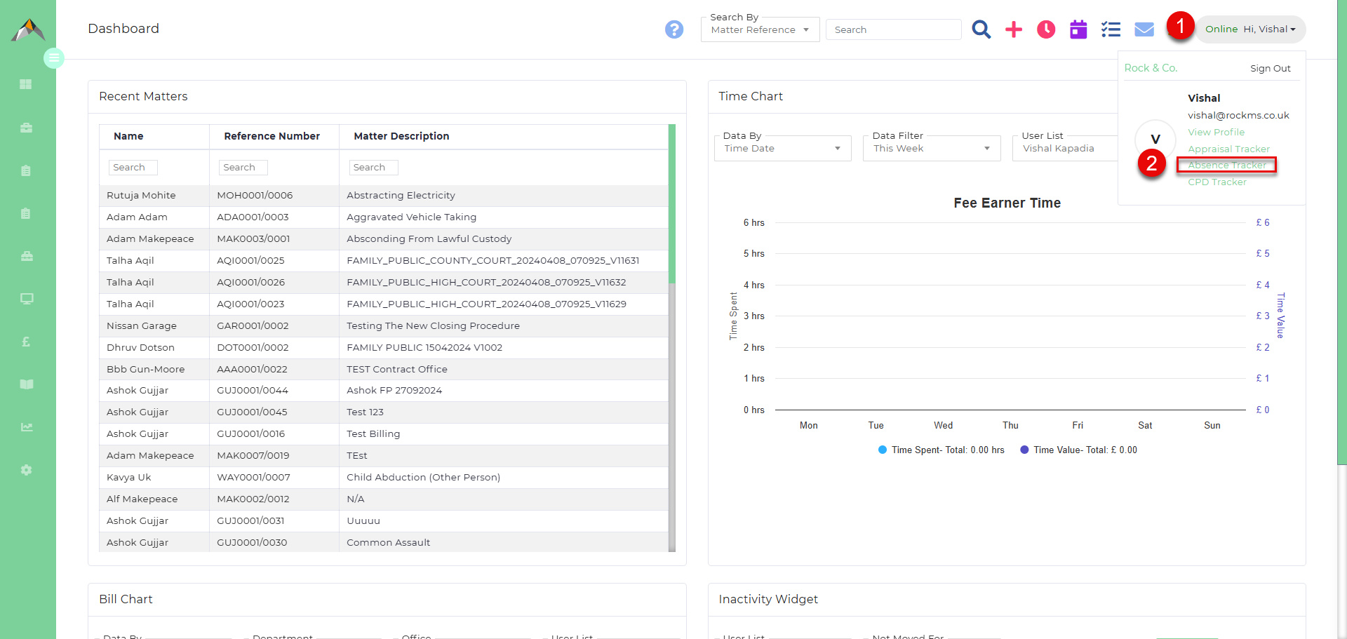 Absence Tracker - Bedrock - User Guides