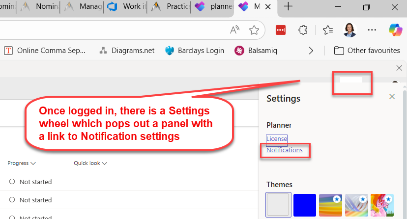 1.3.7 Tasks - Notifications from MS Planner - Bedrock - User Guides