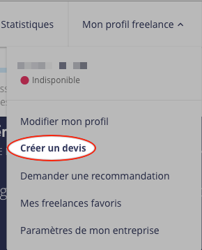 Créer un devis Créer un devis