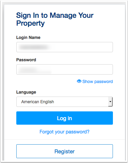 Booking Extranet Login Admin - BOOKSTRU