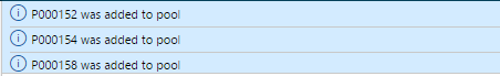 For production orders using one of the mixing principles, change of mix-pool can be done if the production status is less than 