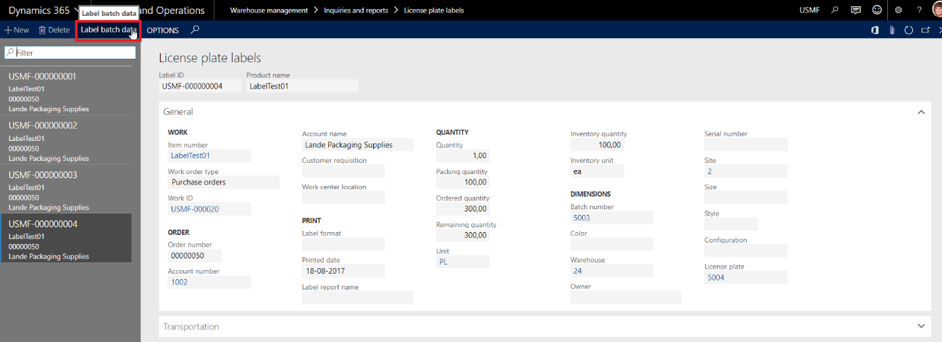 Figure 5: License plate labels