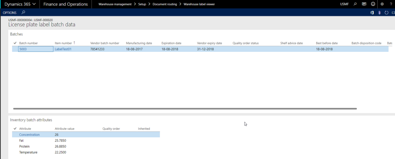 Figure 7: License plate label batch data