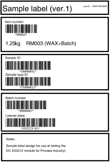 When selecting a label record, and using the 