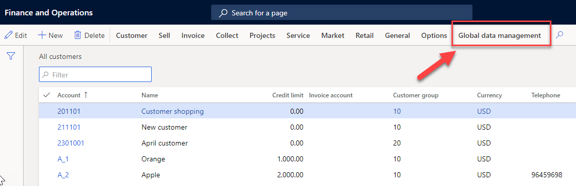 The Cepheo GDM ribbon is available on the form in a local company if: