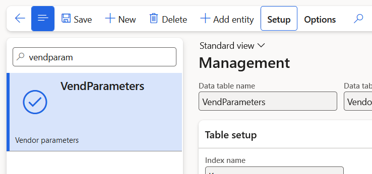 If a support for multiple data sources management is required on a form level, Multiple datasources on forms parameter needs to be turned on (GDM/Setup/GDM parameters).