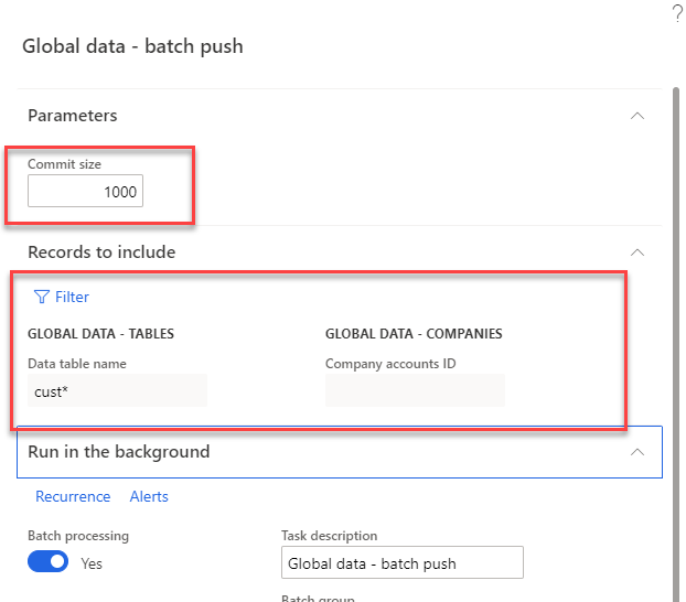 Commit size decides how many records should be updated before the they are committed. There are 3 different approaches for this parameter, that you can benefit from: