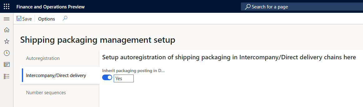 As a minimum, intercompany customer/vendor, and products, must in each company be setup with the relevant packaging information for the product and delivery address. This setup is used by the update logic if no other, more detailed, setup can be found.