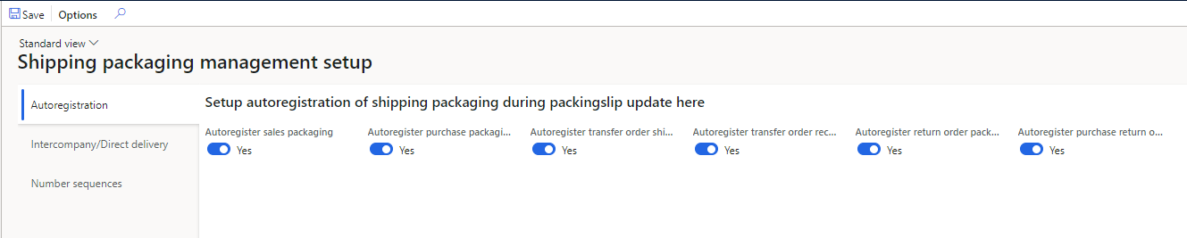 If no changes of the calculated packaging material are needed for the updated quantity when doing a packing slip update, the information on tab page 