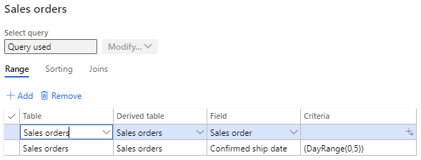 The filter can be configured like any other filter and will be saved with the filter ID to be used when the [Run filter] job is being executed manually or as a recurrence job in the background (setup as Batch job).