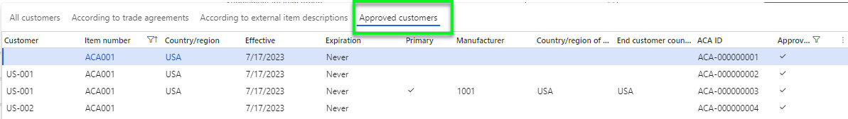 Figure 4: Lookup for primary customer