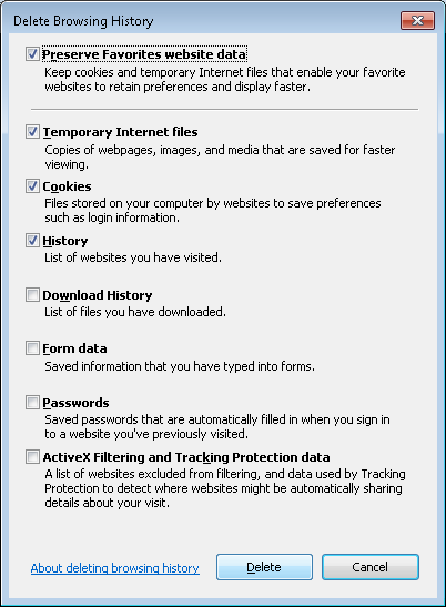 Internet Explorer - Screenshot 3 (the second window)
