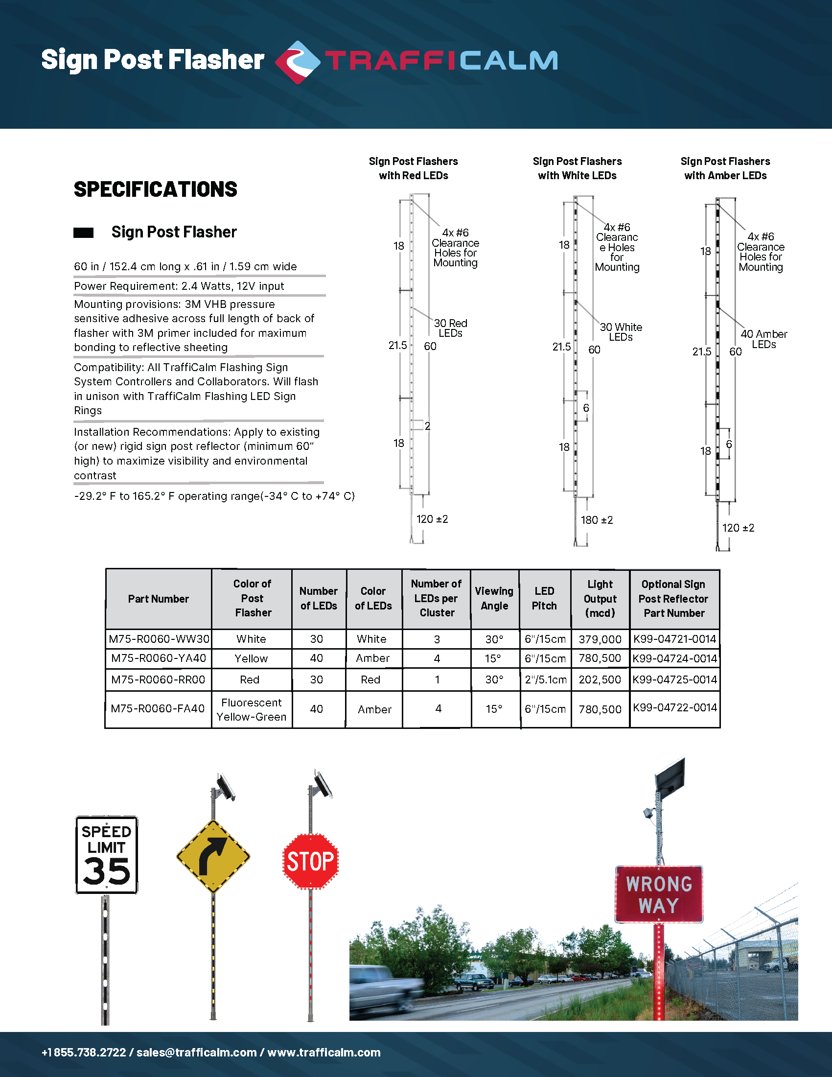 Post Flasher Data sheet