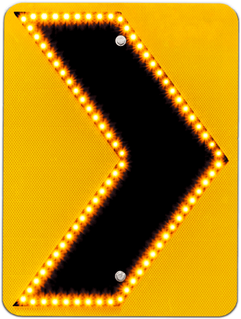 Chevron Right LED Ring