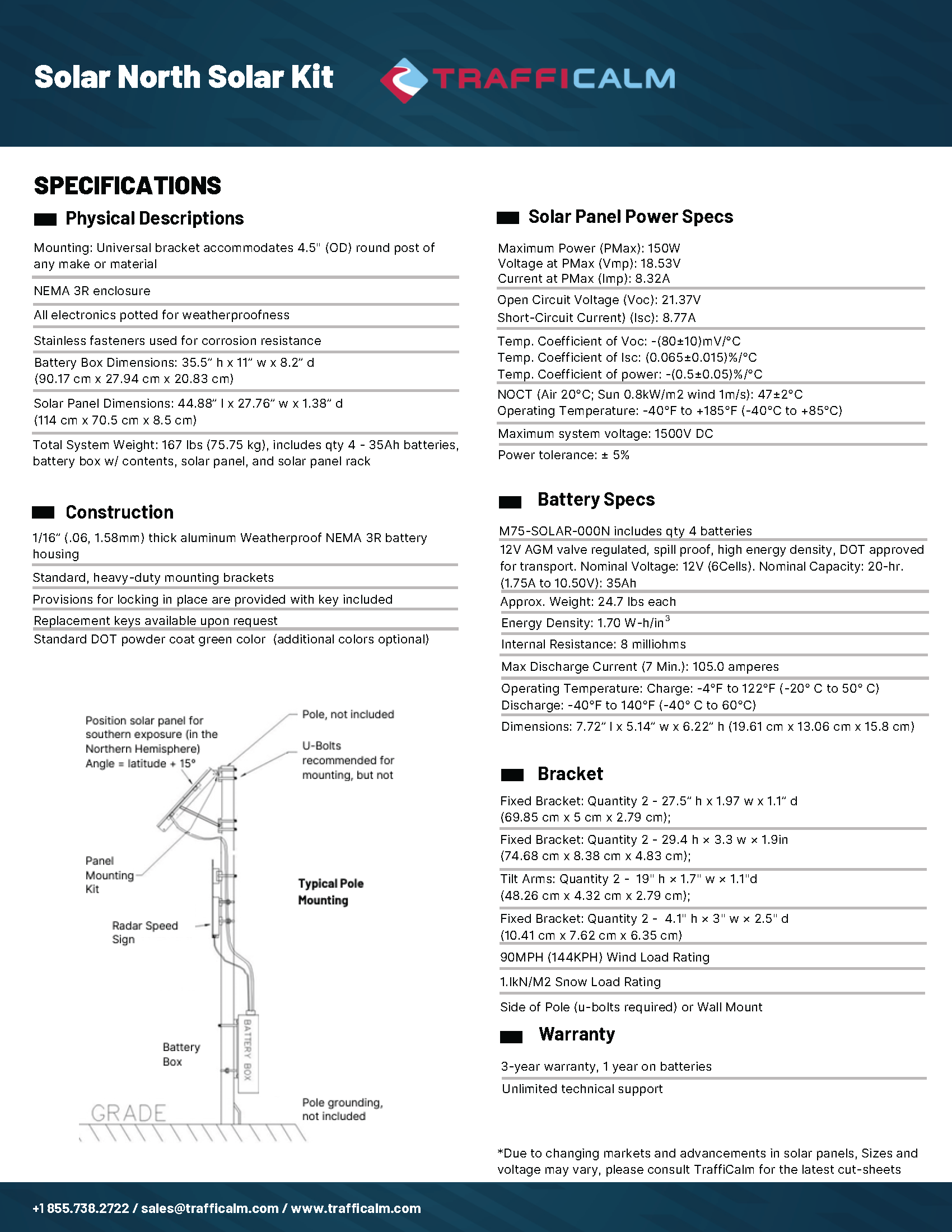 solar north datasheet