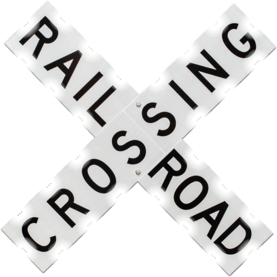 railroad crossing buck