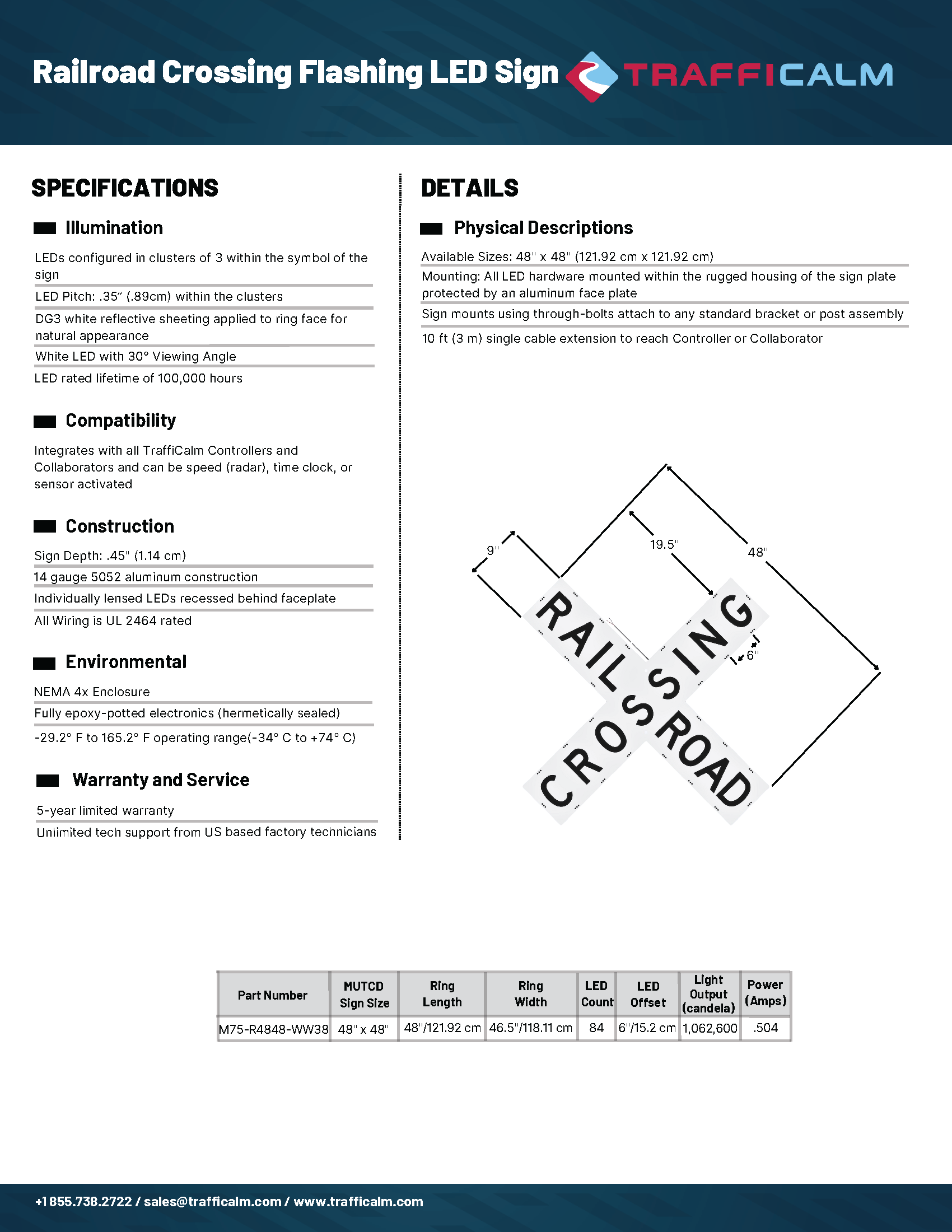 Rail road crossing bucks datasheet