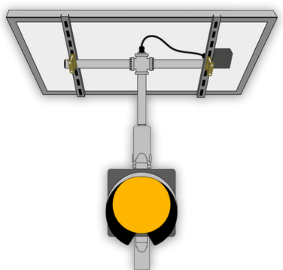 60 Watt Solar Panel Top of Pole