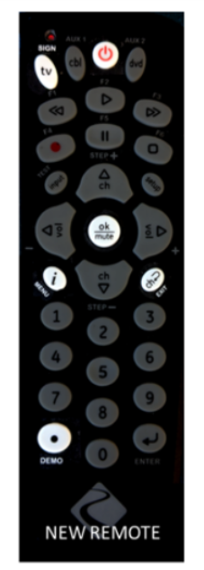 Value series remote controller, new version.