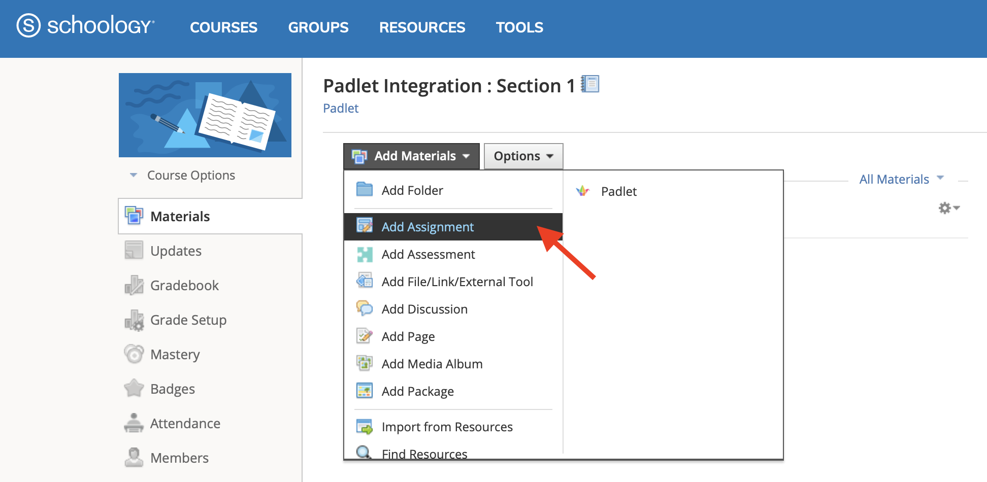 Add Padlet To Schoology LMS Using LTI 1.3 - Padlet Knowledge Base & Support