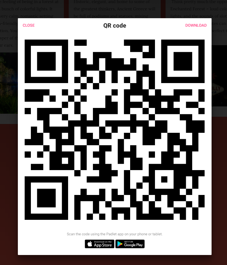 padlet qr code