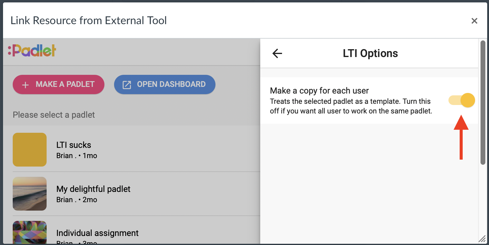 How To Add Padlet To Canvas Lms Using Lti 1 3 Padlet Knowledge Base