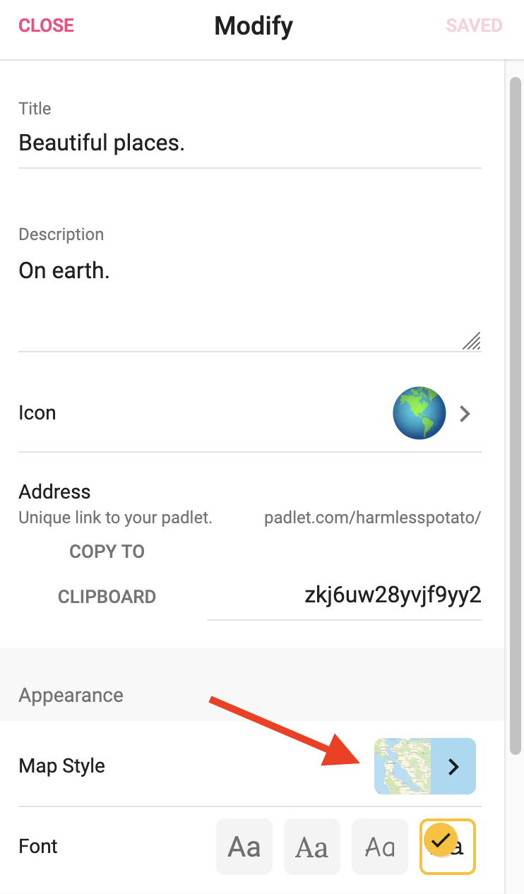 How Do I Pin A Location On The Map Format Padlet Knowledge Base Support