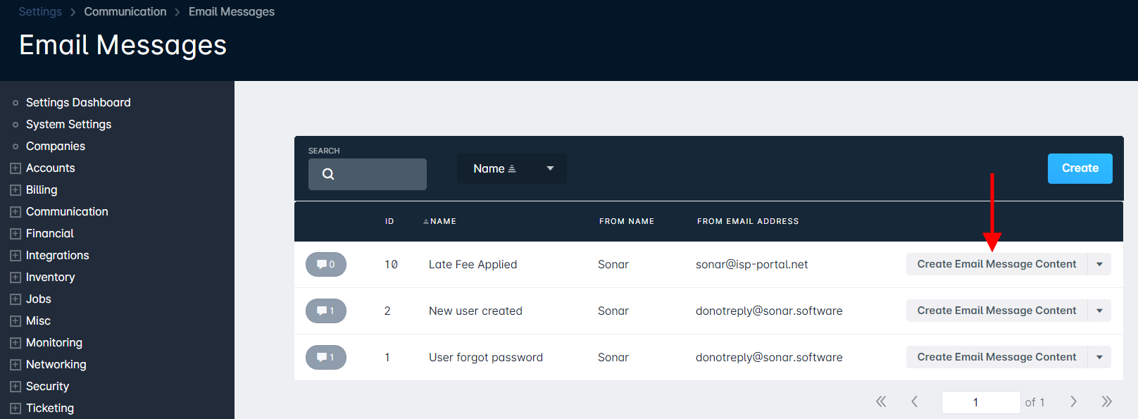 Triggered Emails: Setup - Sonar Knowledge Base